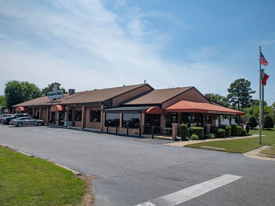 Commercial real estate building exterior